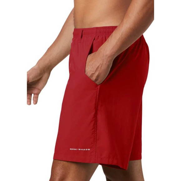 Columbia Mens PFG‎ Backcast III Water Fishing Shorts Swim Trunks Beet Red Large - Picture 4 of 10